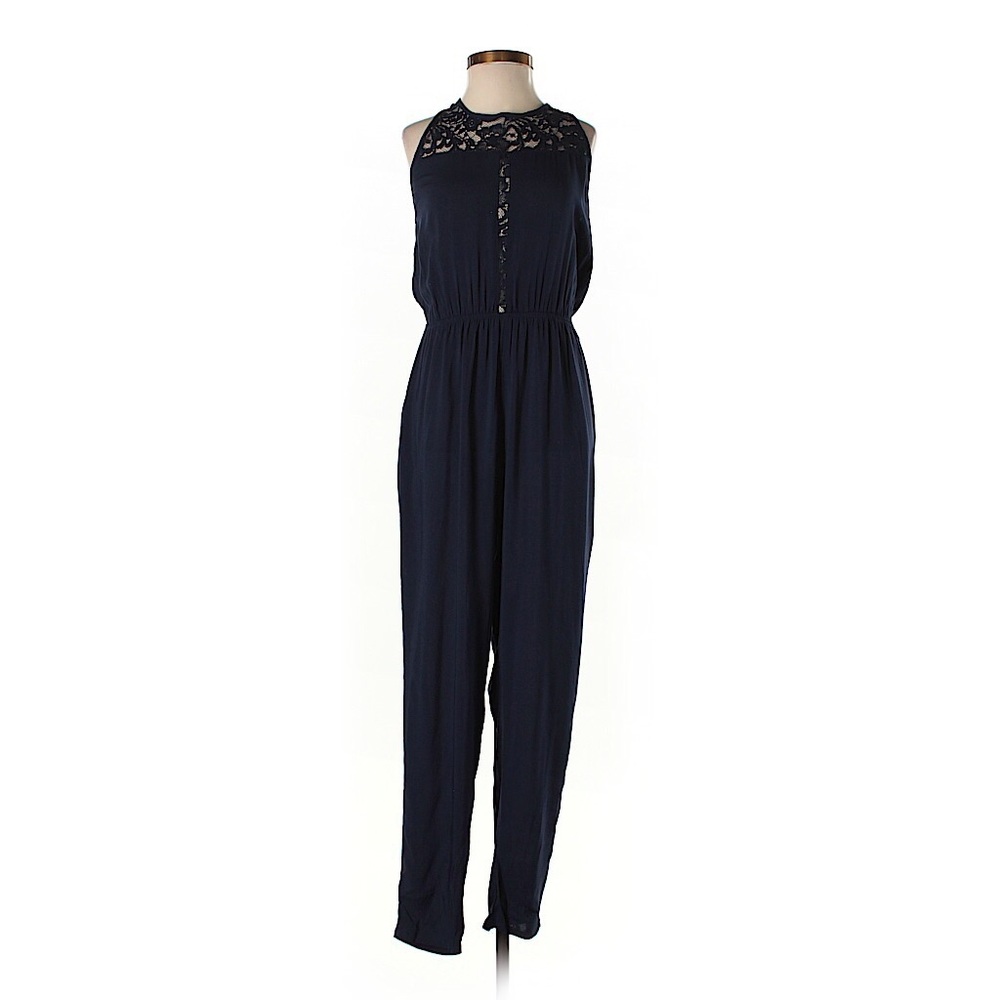 Black Sleeveless Jumpsuit